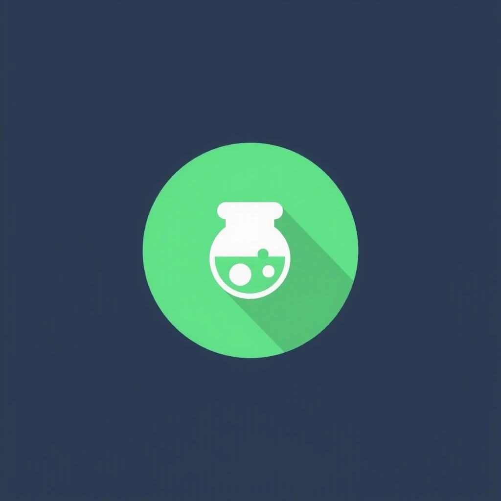 Beaker icon symbolizing scientific approach