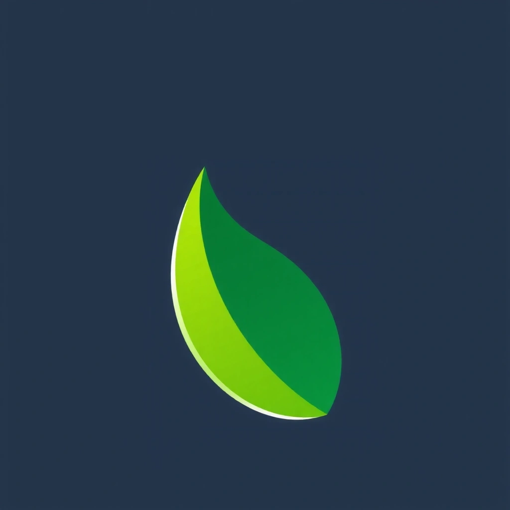 Leaf icon symbolizing naturalness